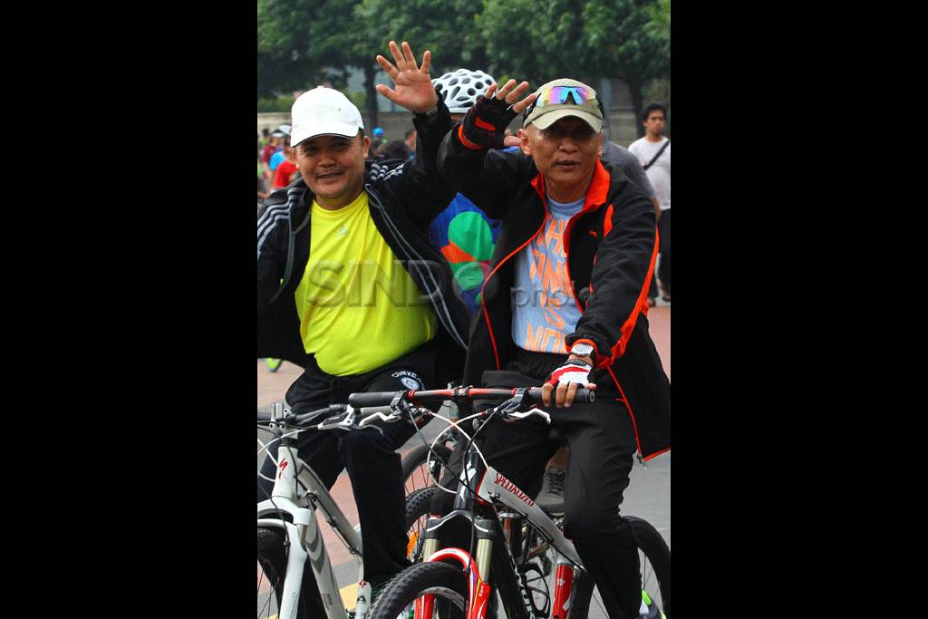 Bersepeda Pramono Edhie...