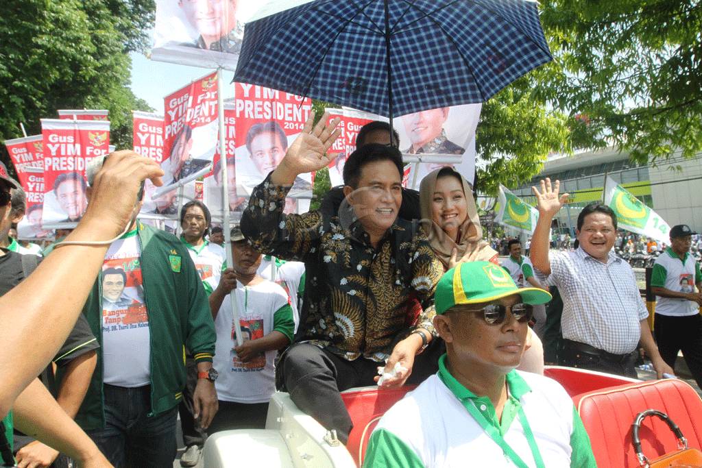 Deklarasi Capres Yusril...