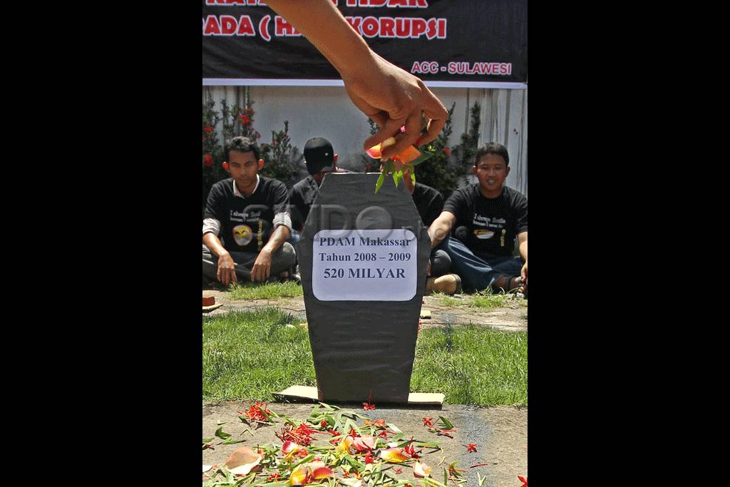 Tabur bunga di Kejaksaan...