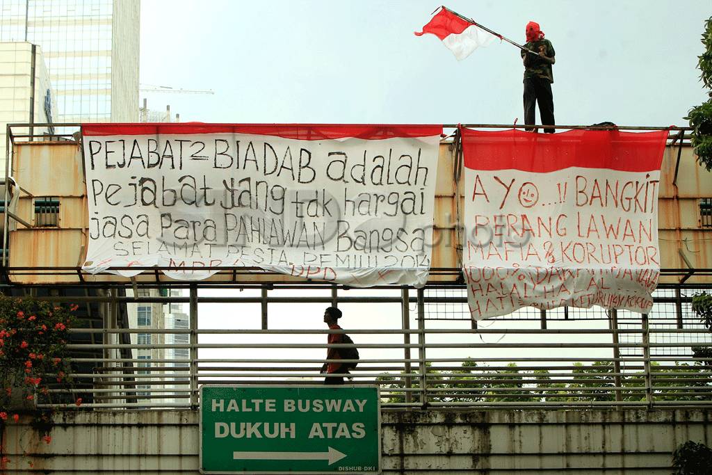 Aksi tunggal Hari Antikorupsi...