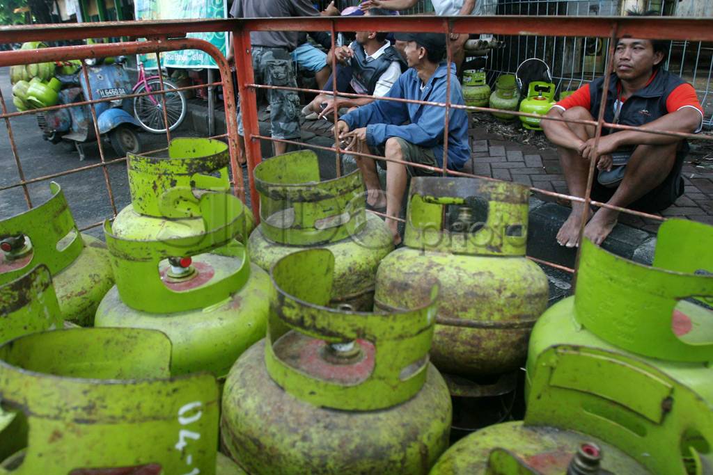 Gas 3 kg masih langka...