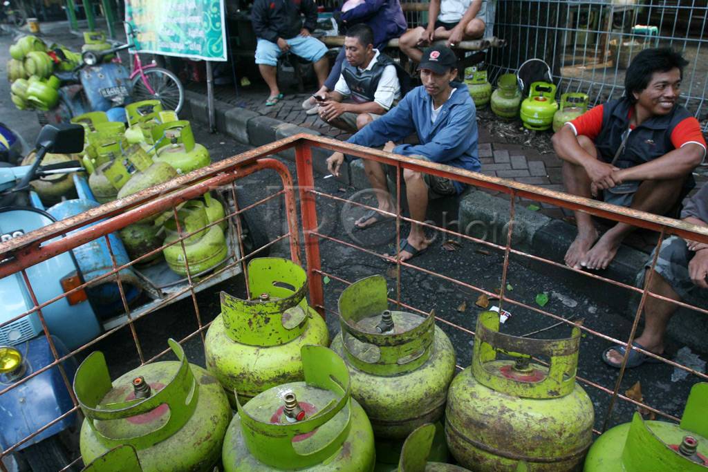Gas 3 kg masih langka...