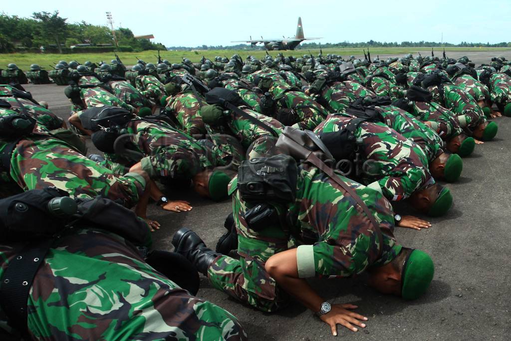 Kepulangan Satgas Pamtas...