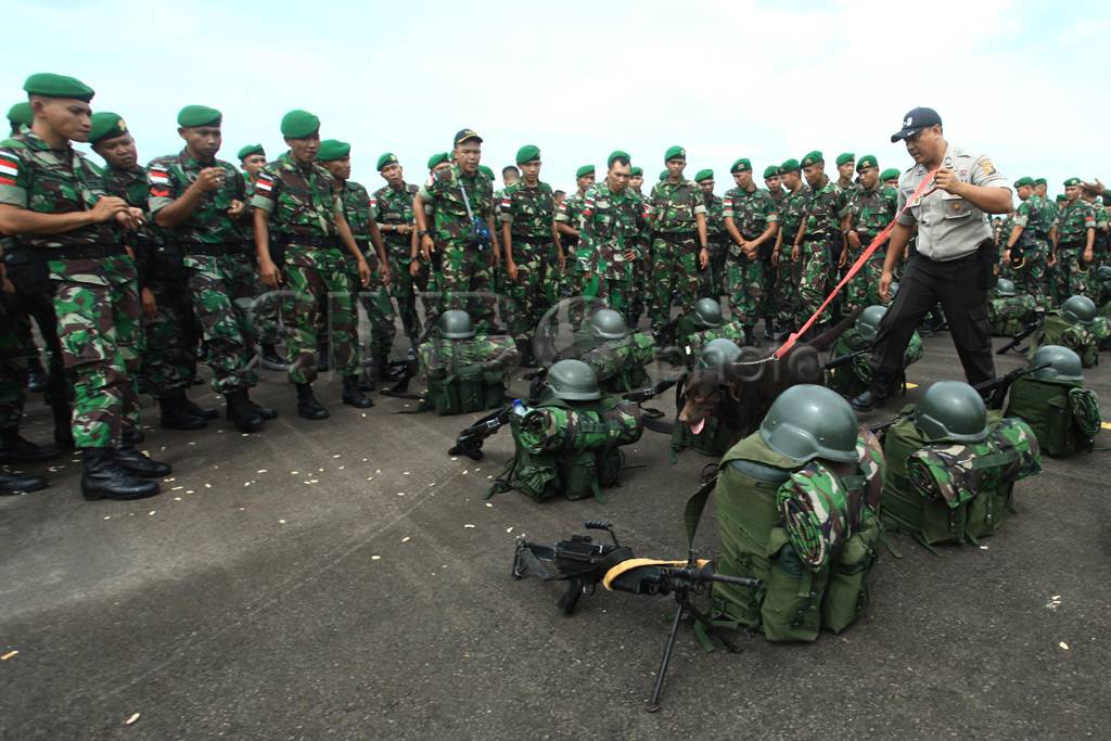Kepulangan Satgas Pamtas...