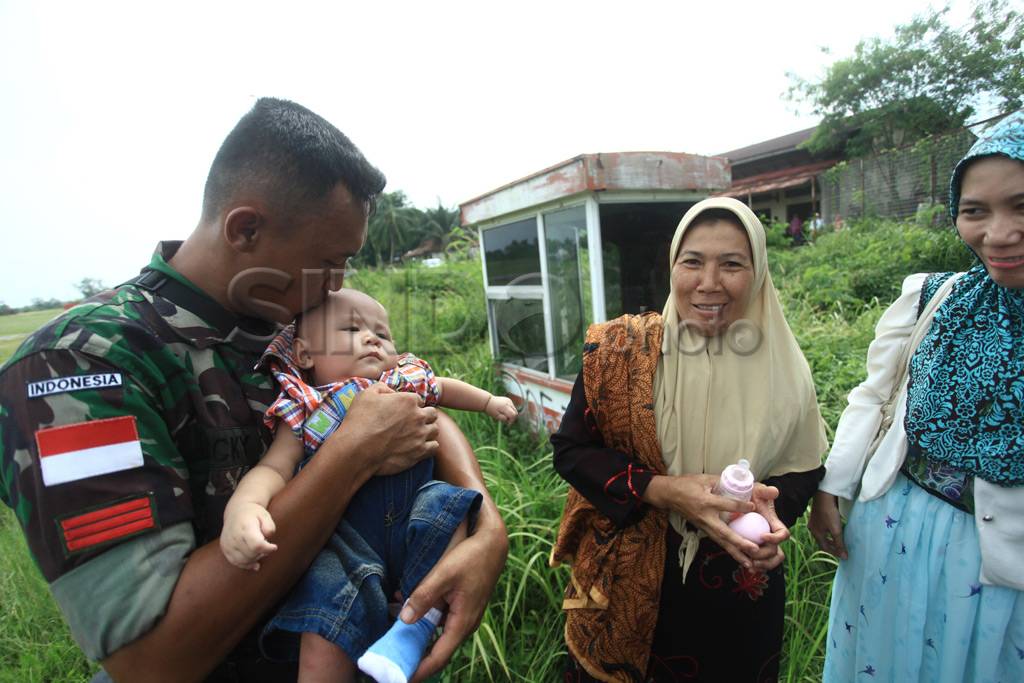 Kepulangan Satgas Pamtas...