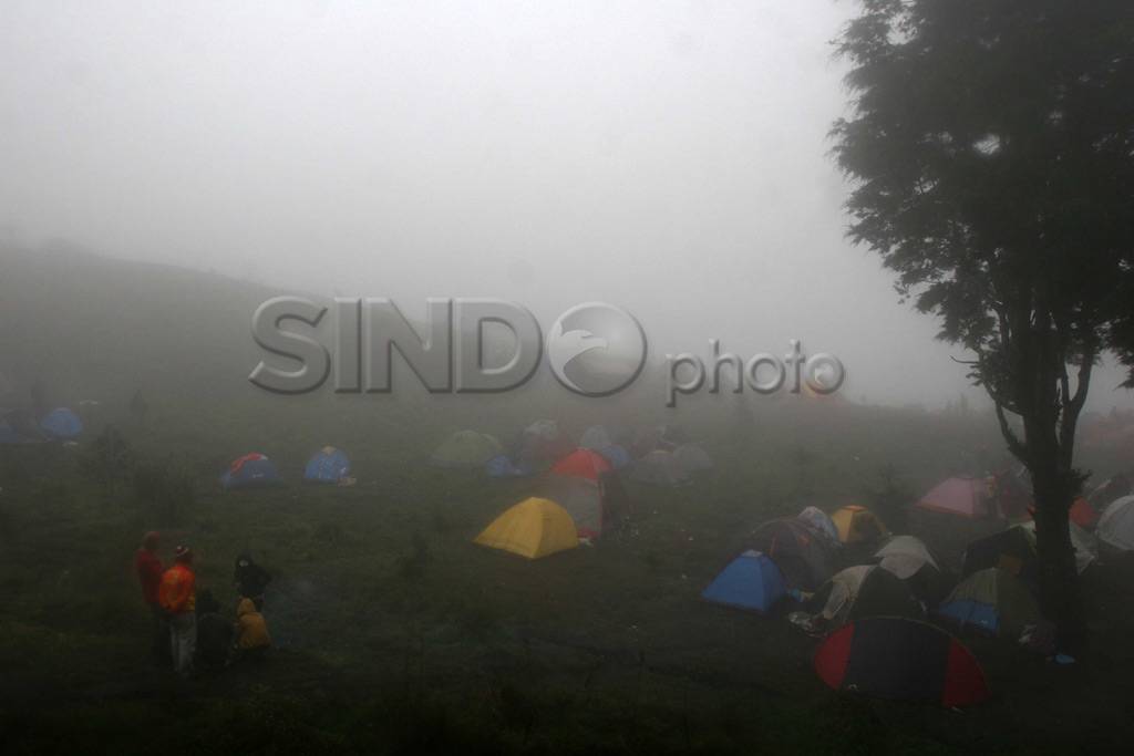 Tahun Baru di puncak...