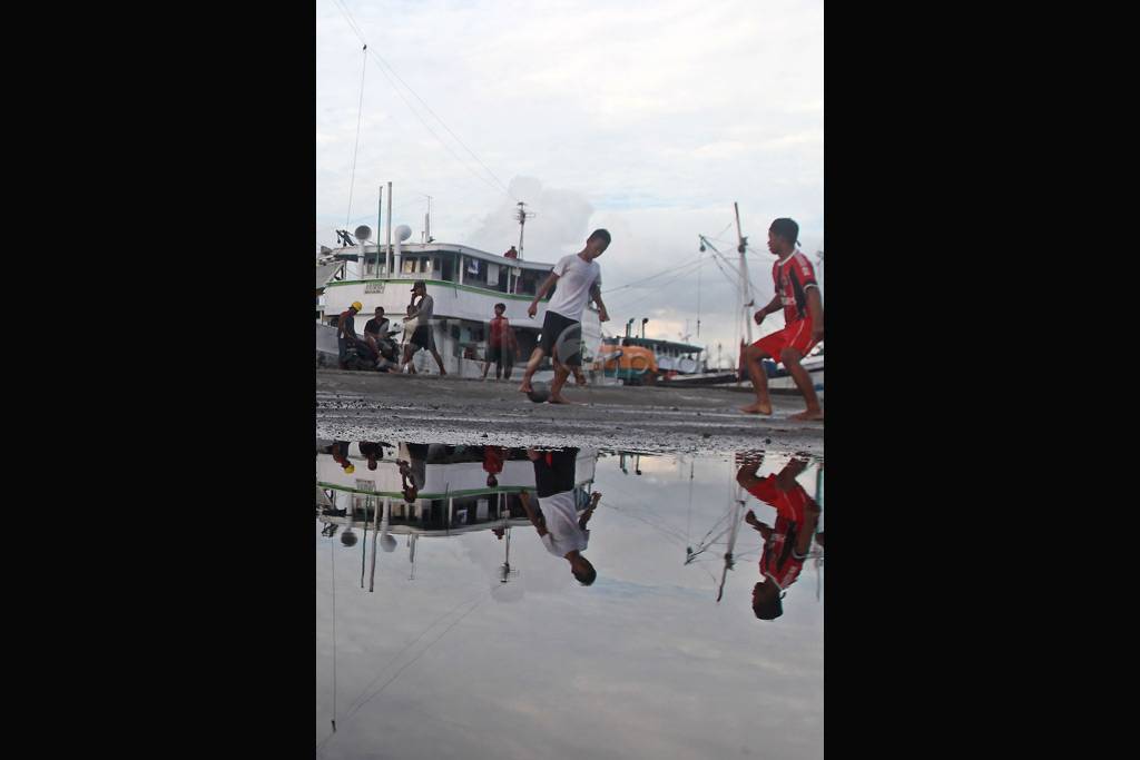 Arena bermain di Kampung...