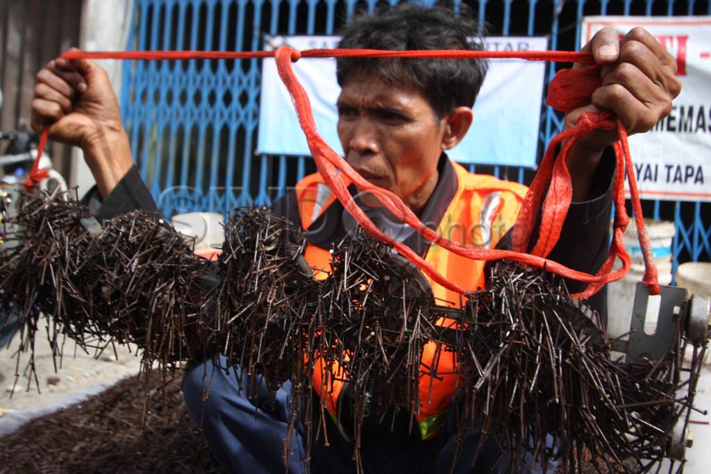 700 Kg ranjau paku berhasil...