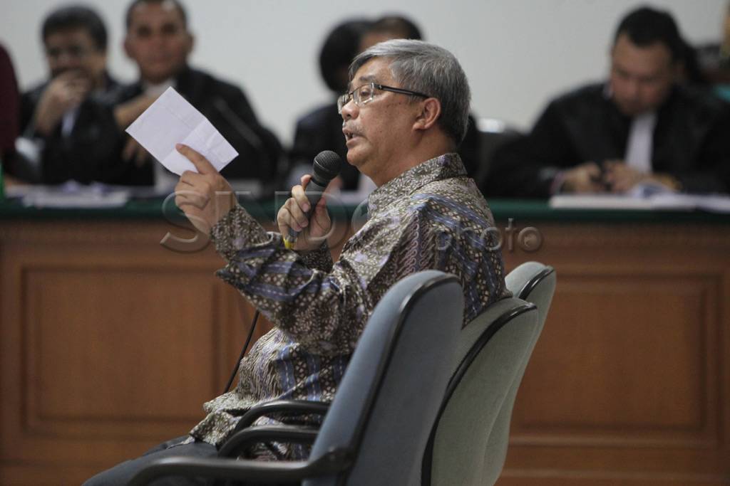 Akil Mochtar saksi Sidang...