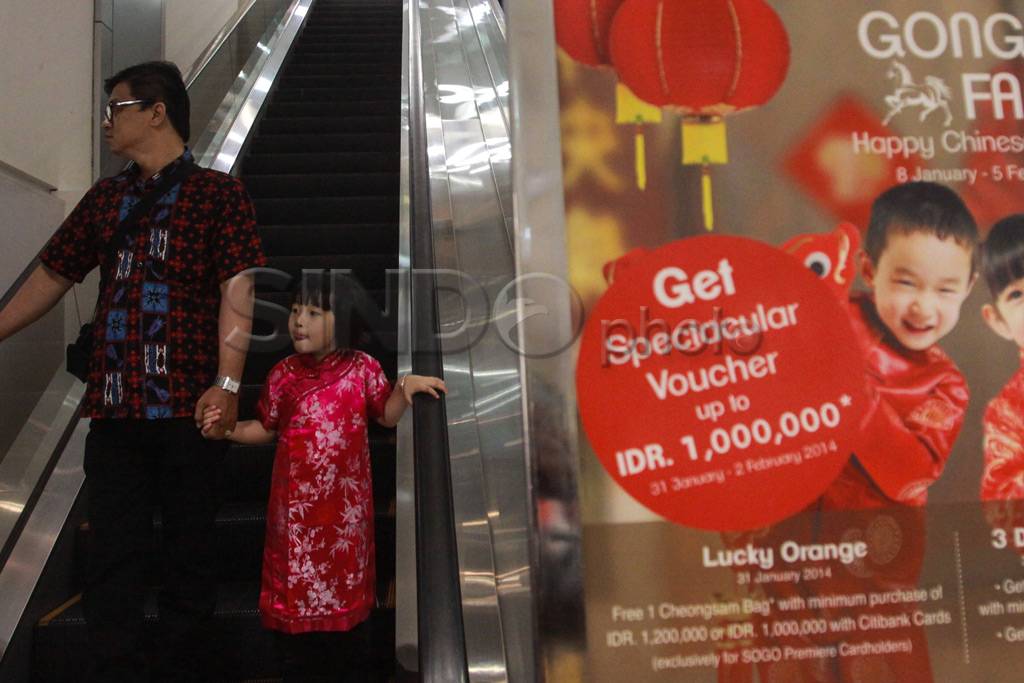 Perayaan Imlek, pengunjung...