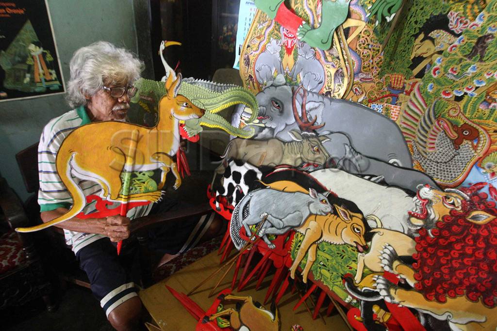 Wayang kancil pesanan...