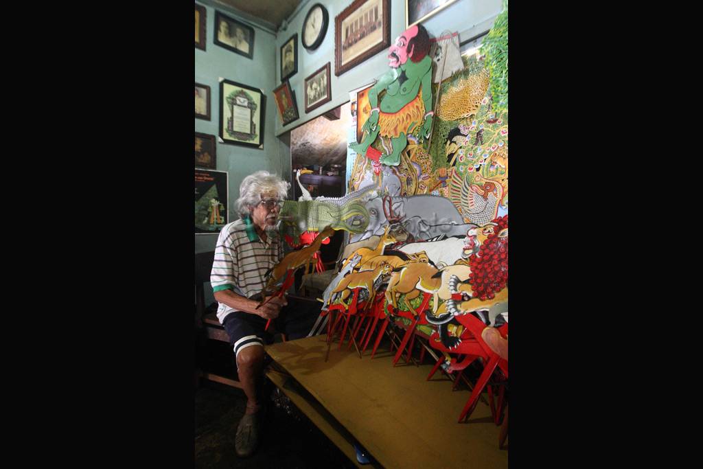 Wayang kancil pesanan...