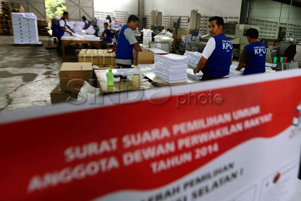 Pencetakan surat suara...