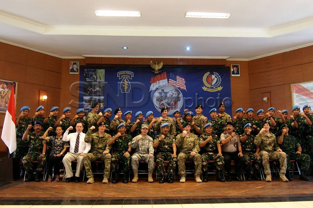Pembukaan latihan bersama...