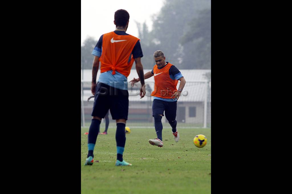 Latihan timnas senior...