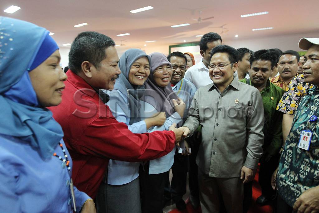 Menakertrans kunjungan...