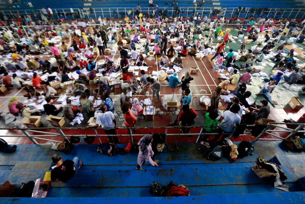 Pelipatan surat suara...