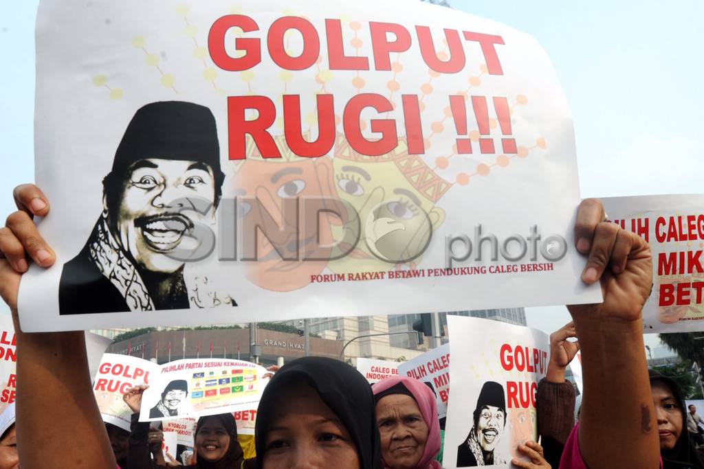 Aksi tolak golput di...