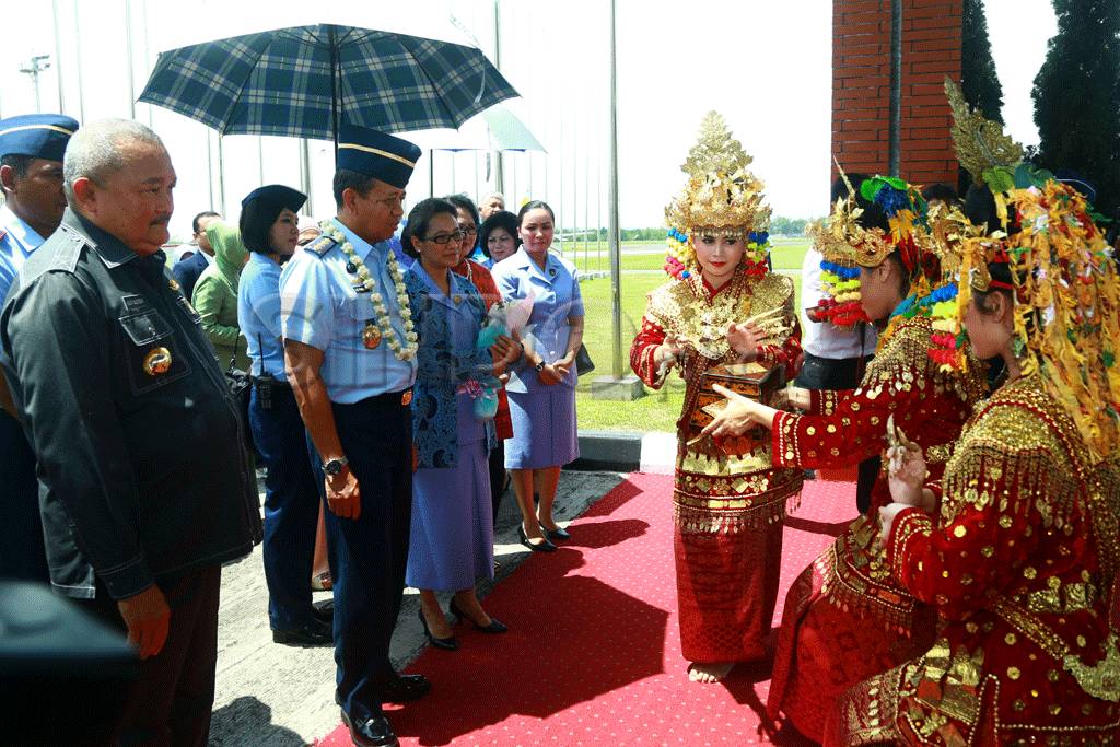 KASAU mampir ke Palembang...