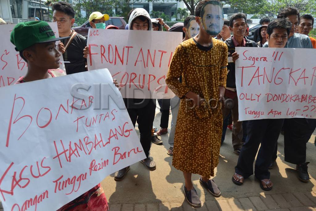 Demo Hambalang di KPK