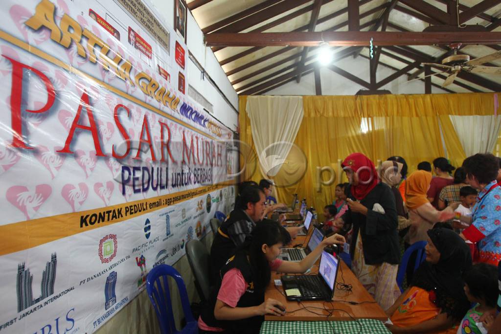 Pasar sembako murah...