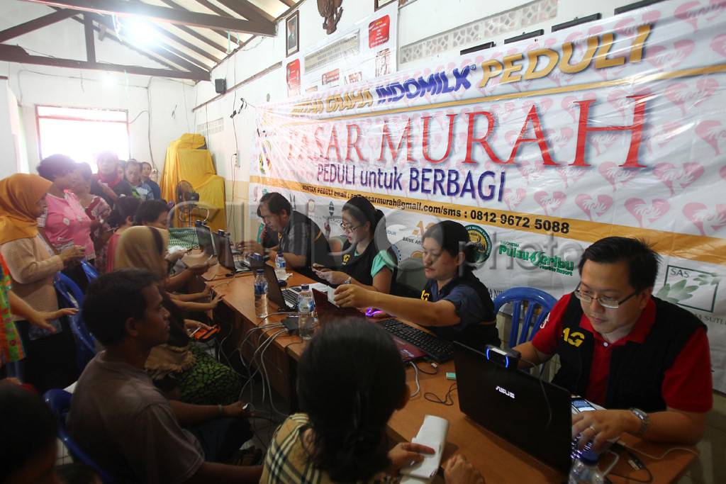 Pasar sembako murah...