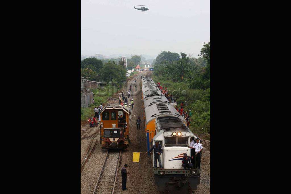 Rel ganda KA, waktu...
