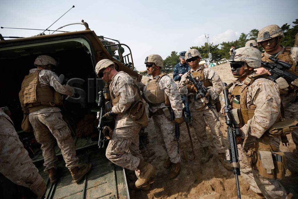Latihan militer gabungan...