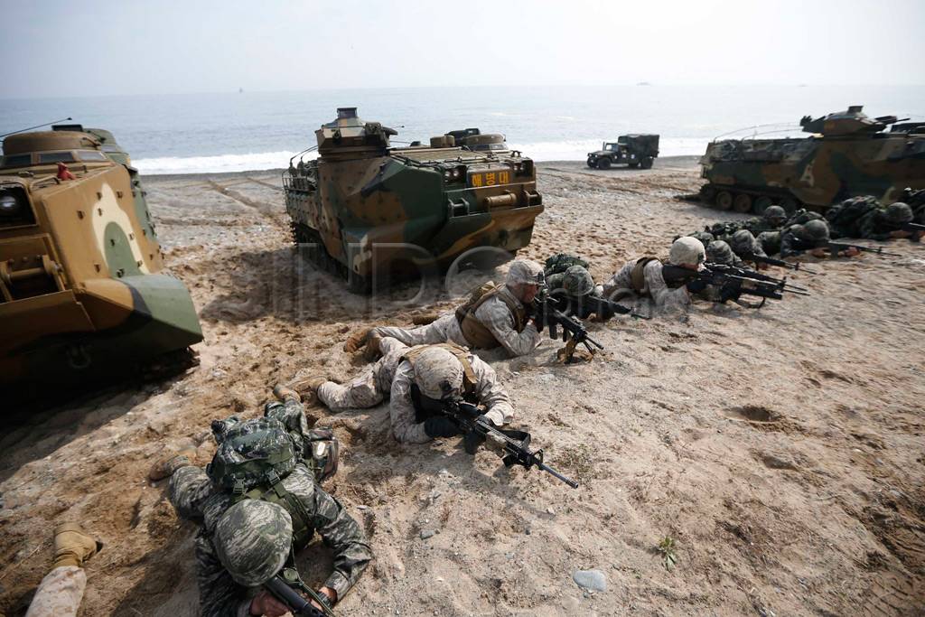 Latihan militer gabungan...