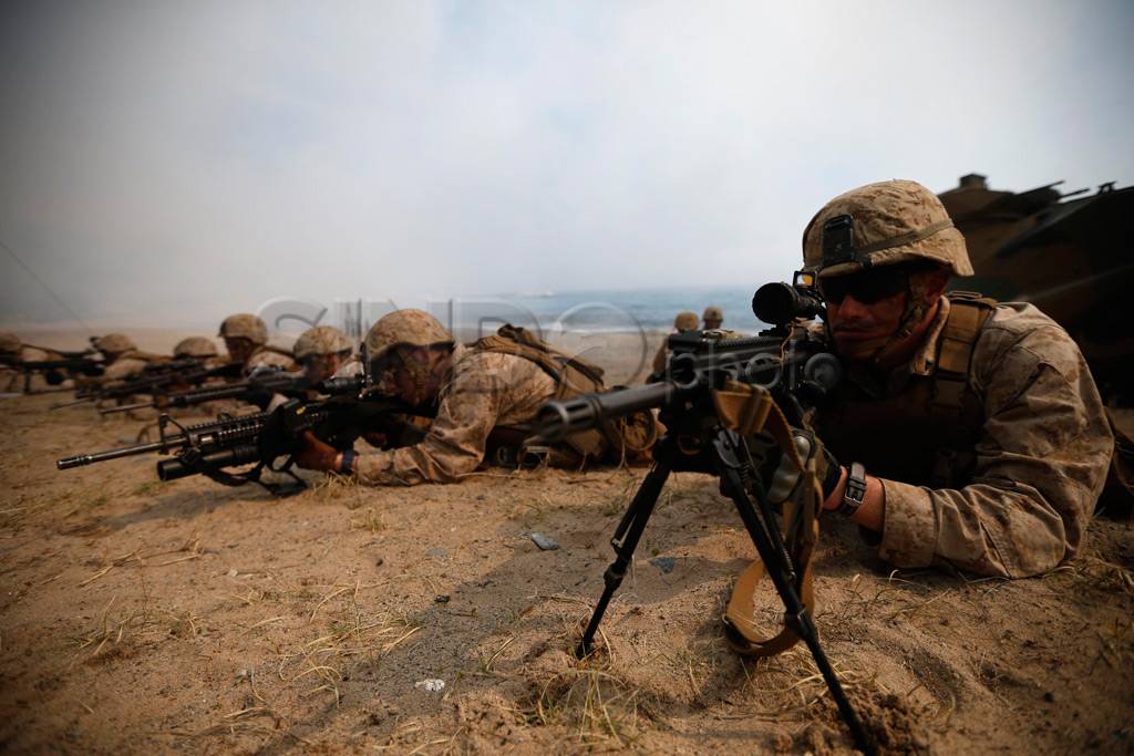 Latihan militer gabungan...