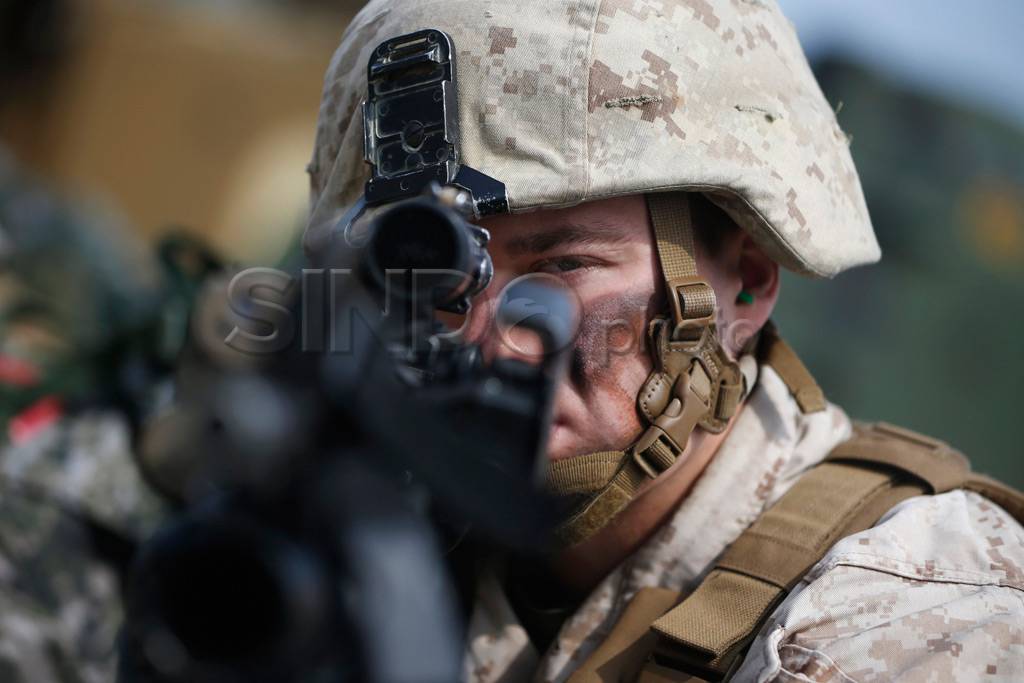 Latihan militer gabungan...