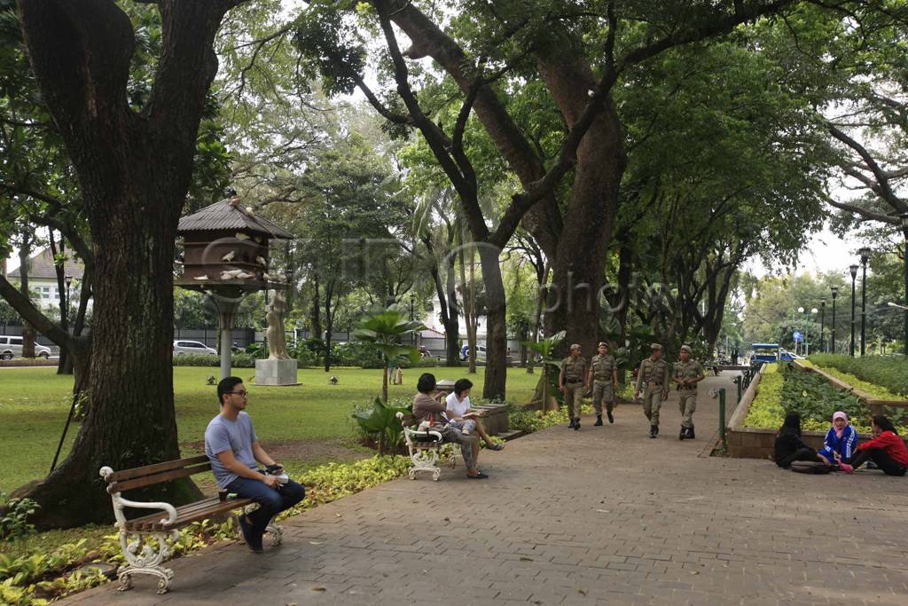 550 Personel jaga taman...