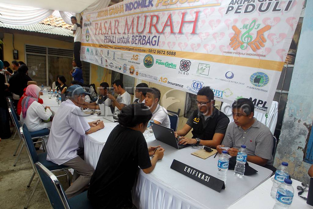 Pasar murah sembako...