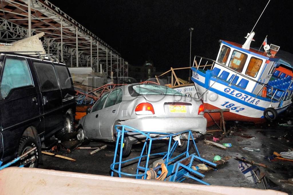 Tsunami Chile, Lima...