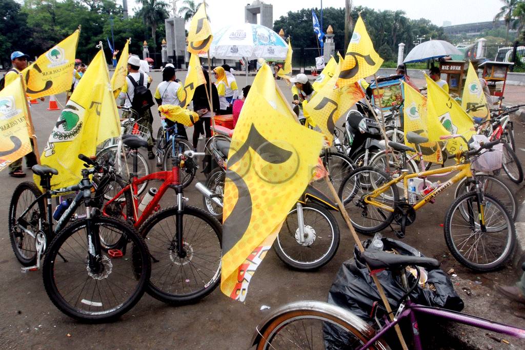 Kampanye dengan sepeda