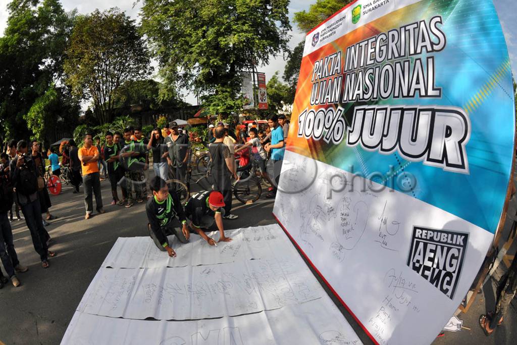 Pakta integritas Ujian...