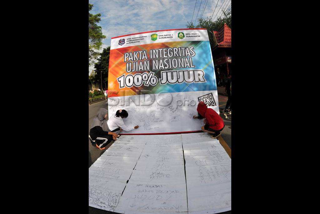 Pakta integritas Ujian...