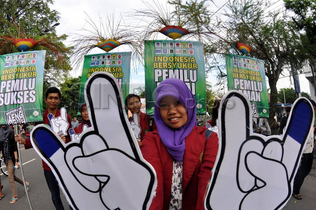 Aksi Pemilu 2014 sukses