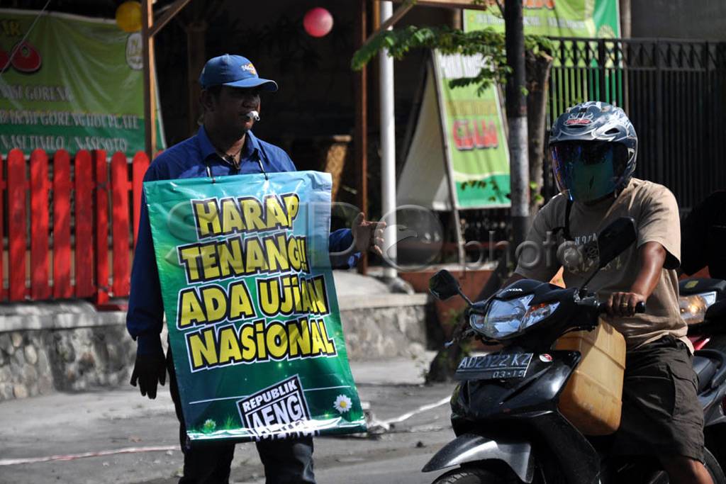 Harap tenang ada UN