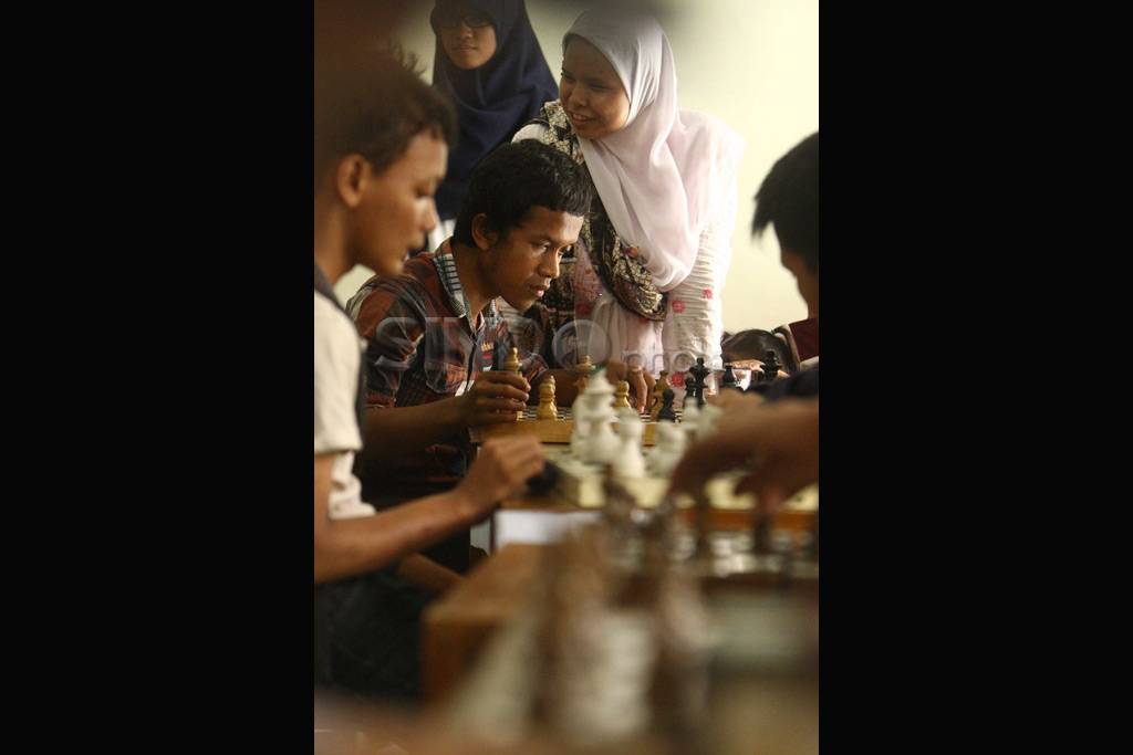 Lomba catur tuna netra