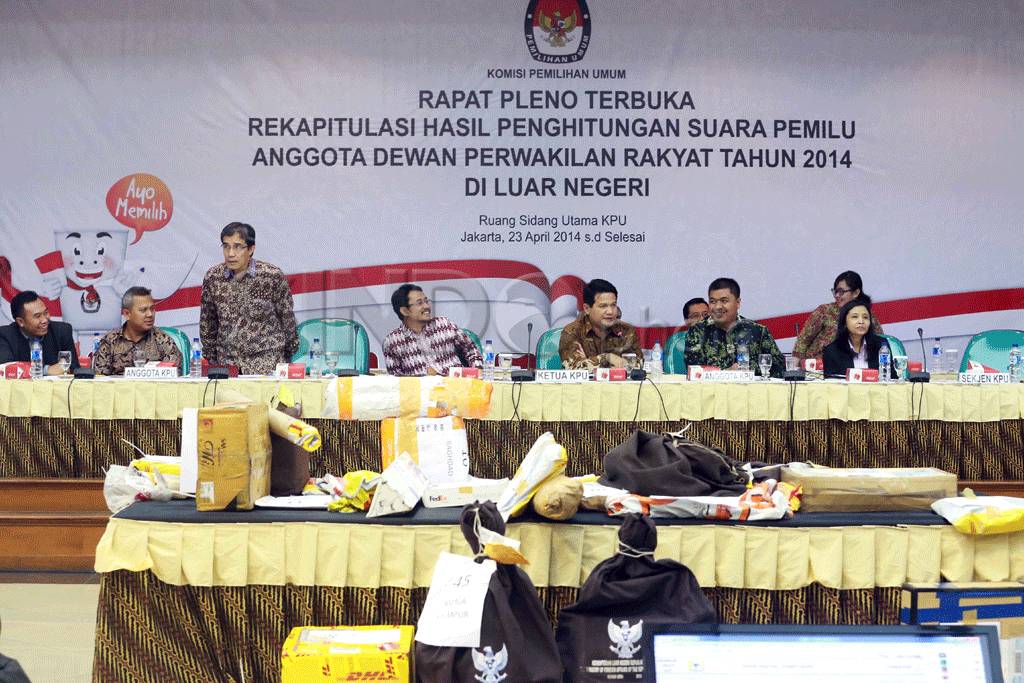 KPU mulai rekapitulasi...