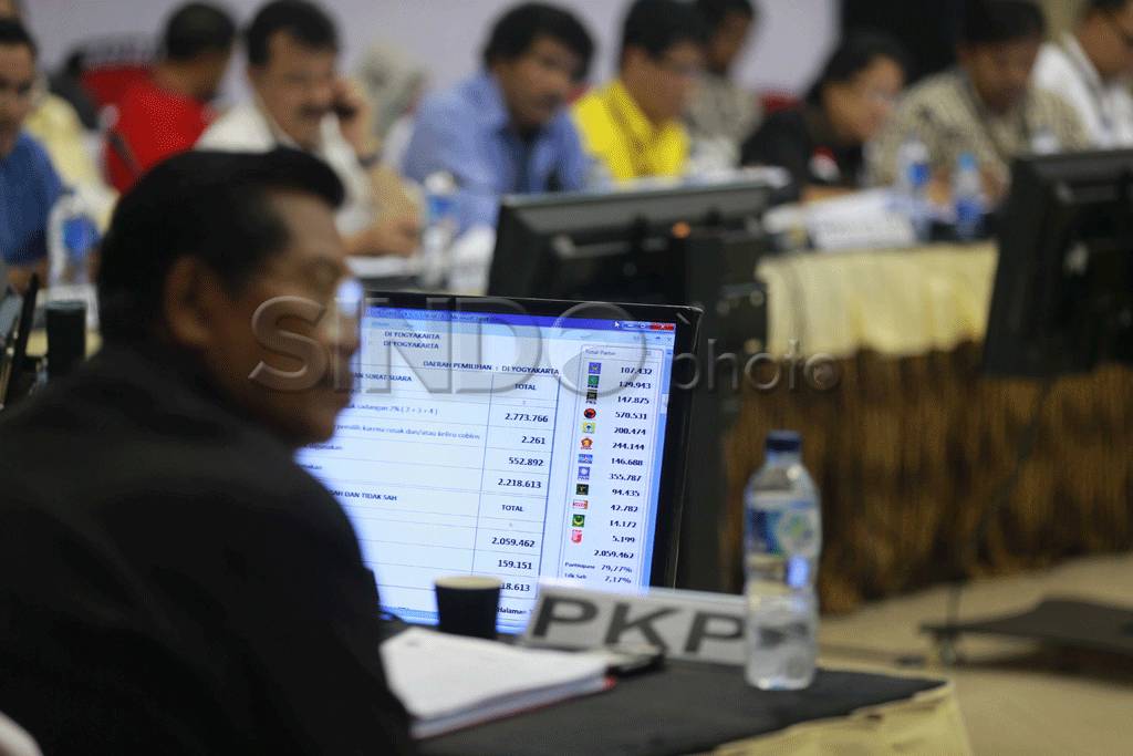 KPU lanjutkan rapat...