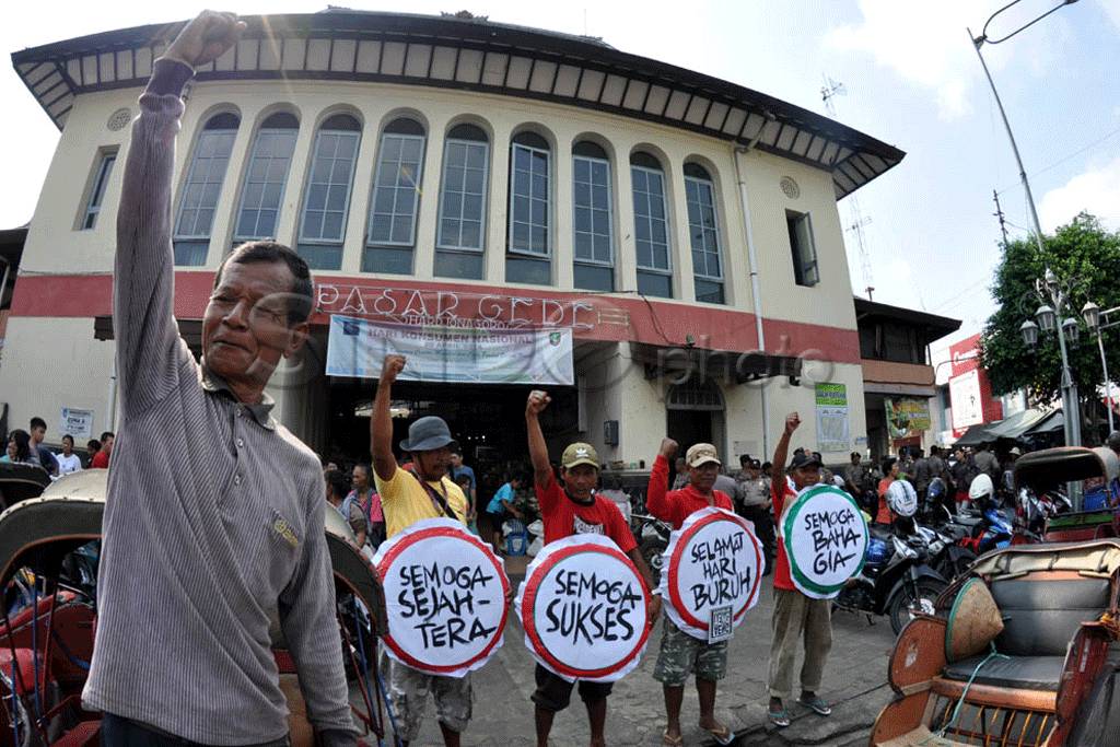 Tukang becak dan buruh...