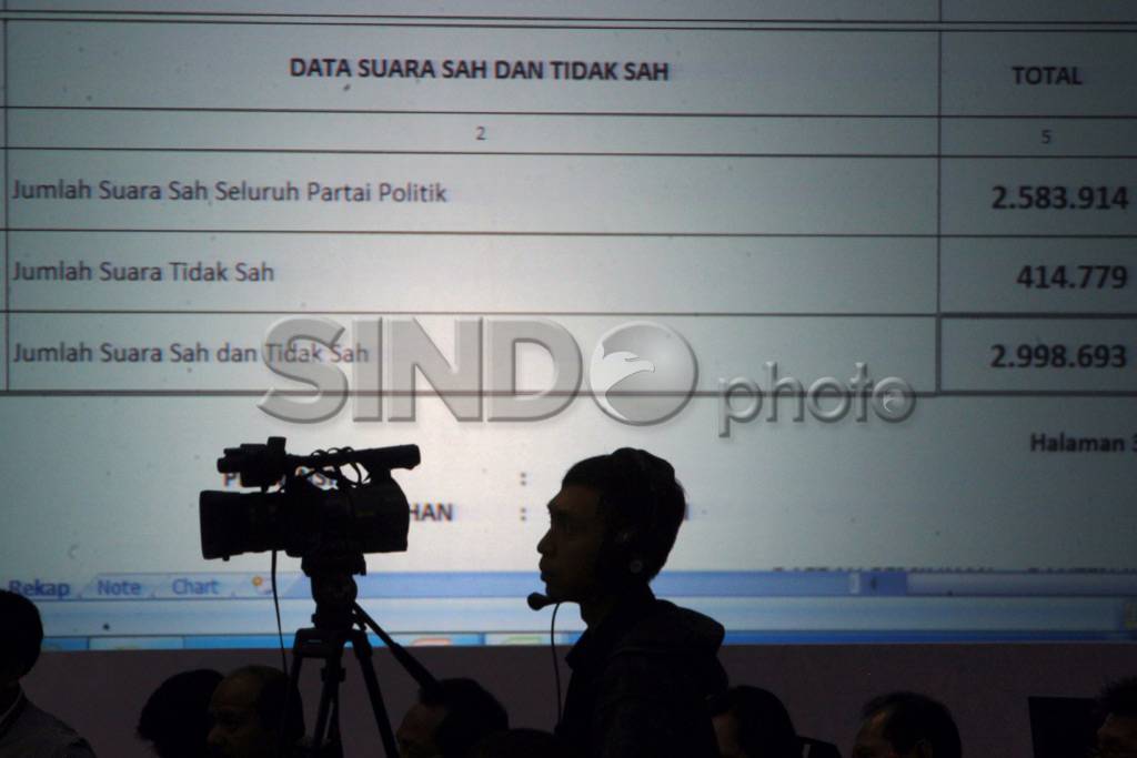 Rekapitulasi nasional...
