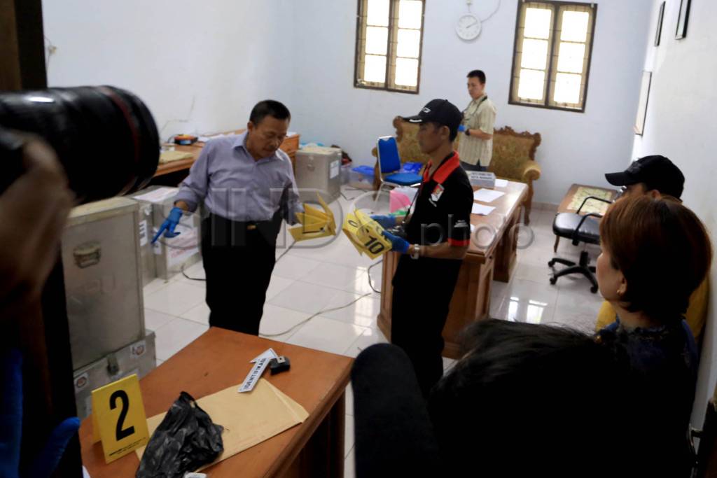 Polisi lakukan Olah...