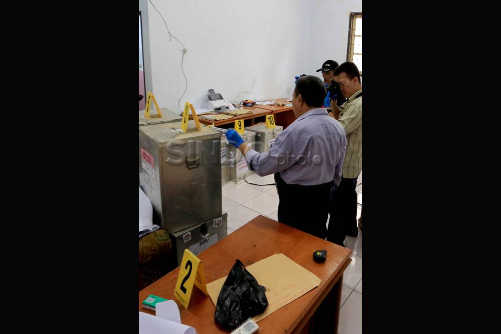 Polisi lakukan Olah...