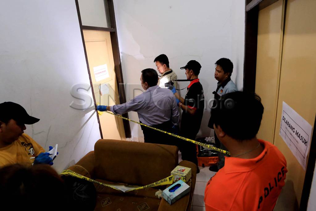 Polisi lakukan Olah...
