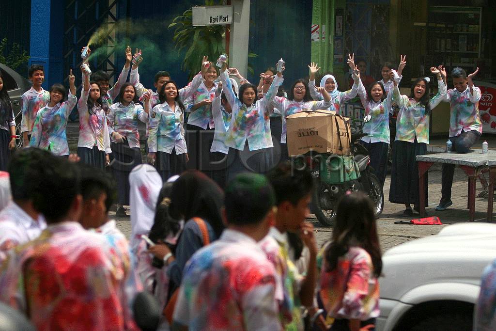 Beginilah aksi siswa...