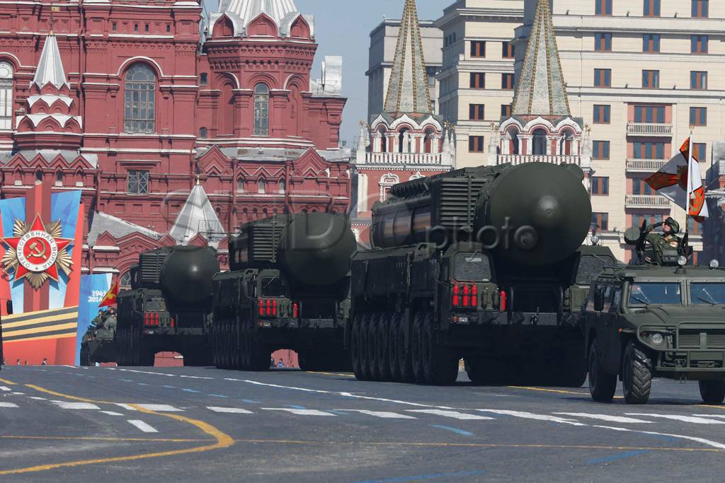Parade kekuatan Rusia...