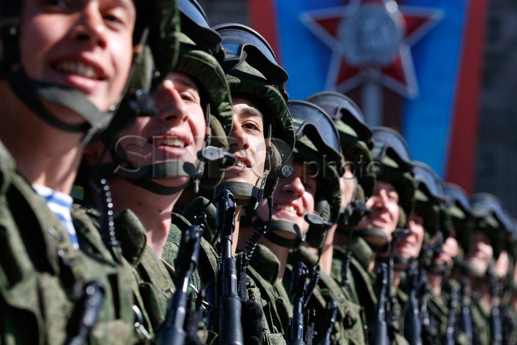 Parade kekuatan Rusia...